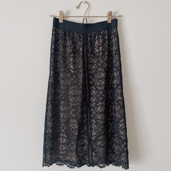 Wilfred Lace Overlay Skirt (XS) - Picture 2 of 2